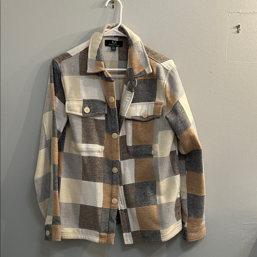 Checkered Shirt Jacket